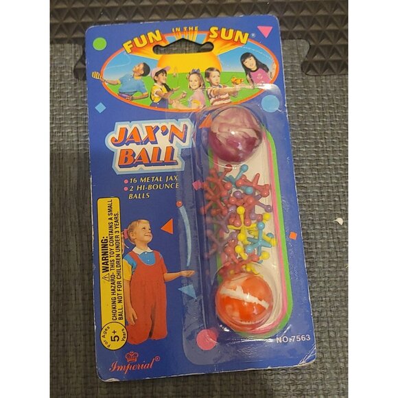 Fun In The Sun Jax'n Ball 7563 Imperial Vintage 1994 - Picture 2 of 3